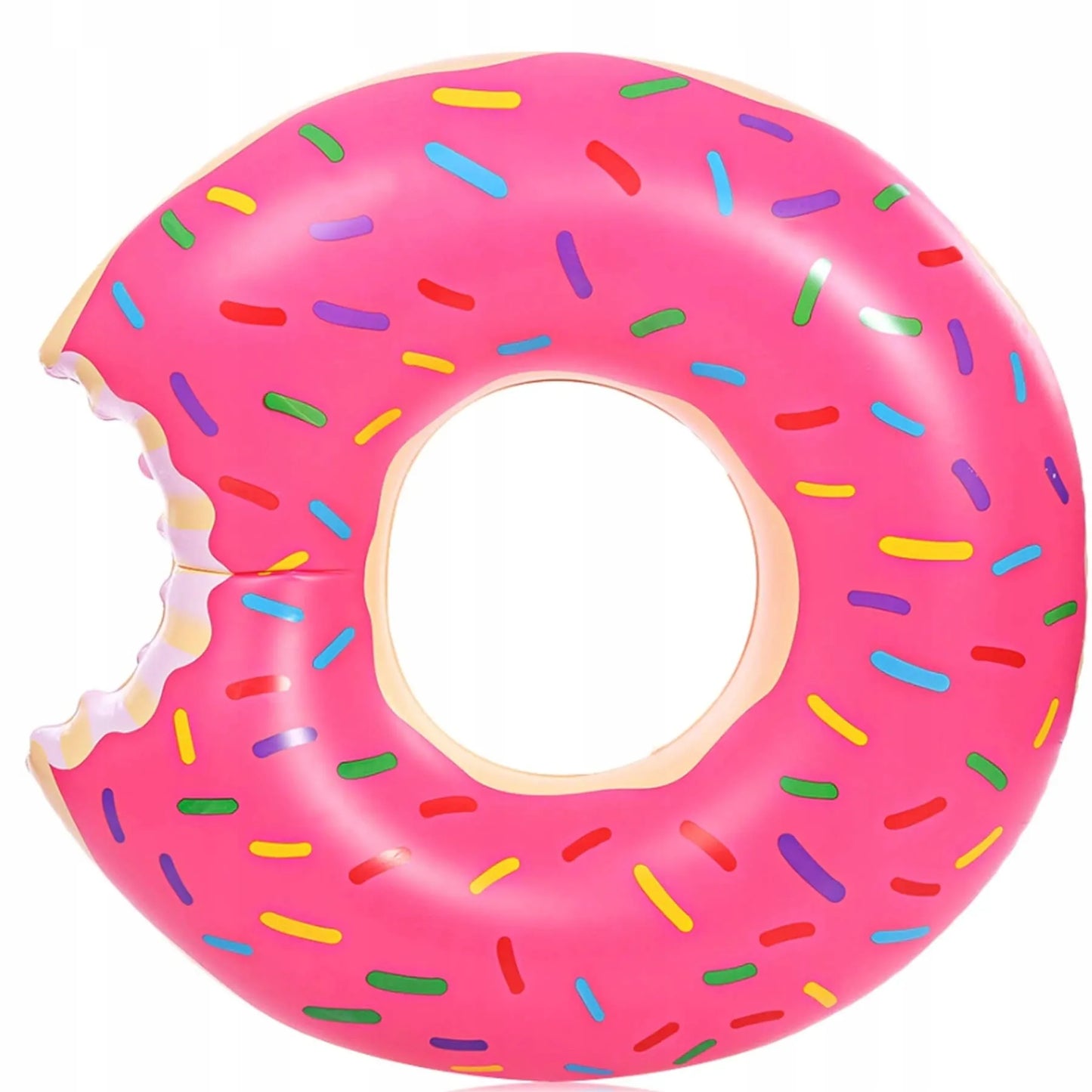 DIDELIS PRIPUCIAMAS DONUT PLŪDURIAVIMO RATAS XXL SPURGOS FORMOS BASENO ČIUŽINYS VAIKAMS