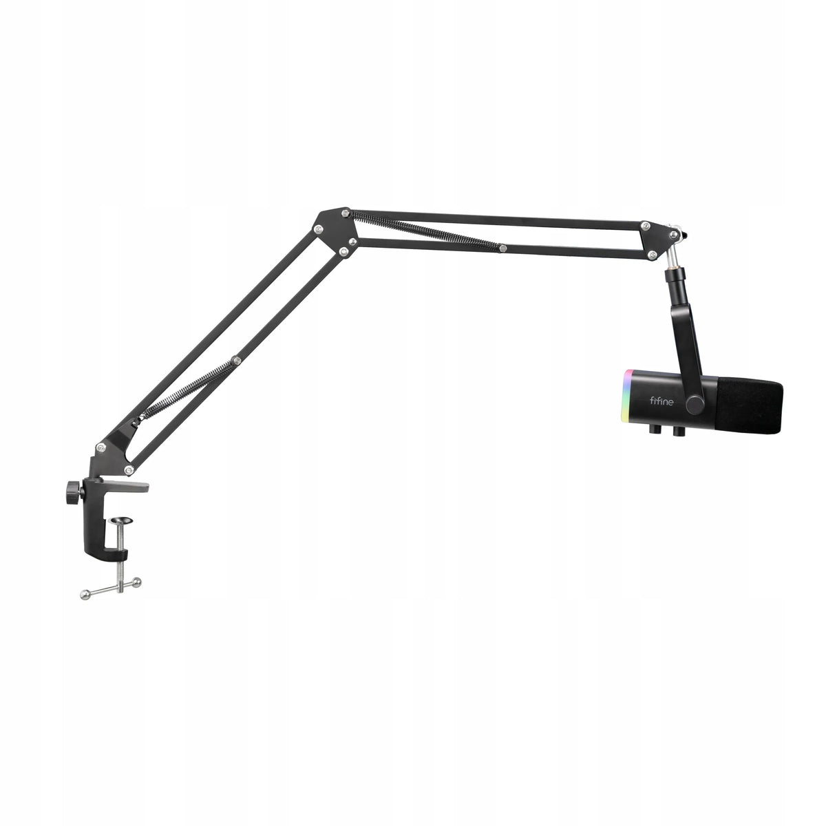 Dinaminis studijinis mikrofonas Fifine AM8T USB/XLR RGB PnP su laikikliu