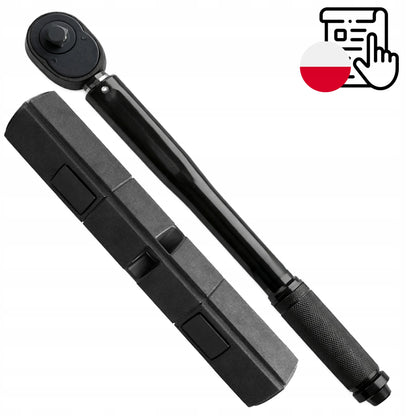 DINAMOMETRINIS RAKTAS 7–112 Nm, SU SKĖTINE GALVUTE, LOCK–UNLOCK BLOKAVIMU, TIKSLUS