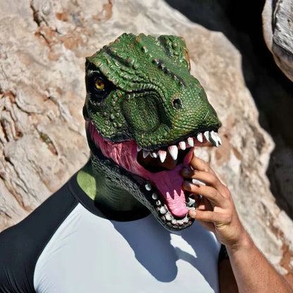 Dinozauro kaukė, gyvūno kostiumas, universalus dydis