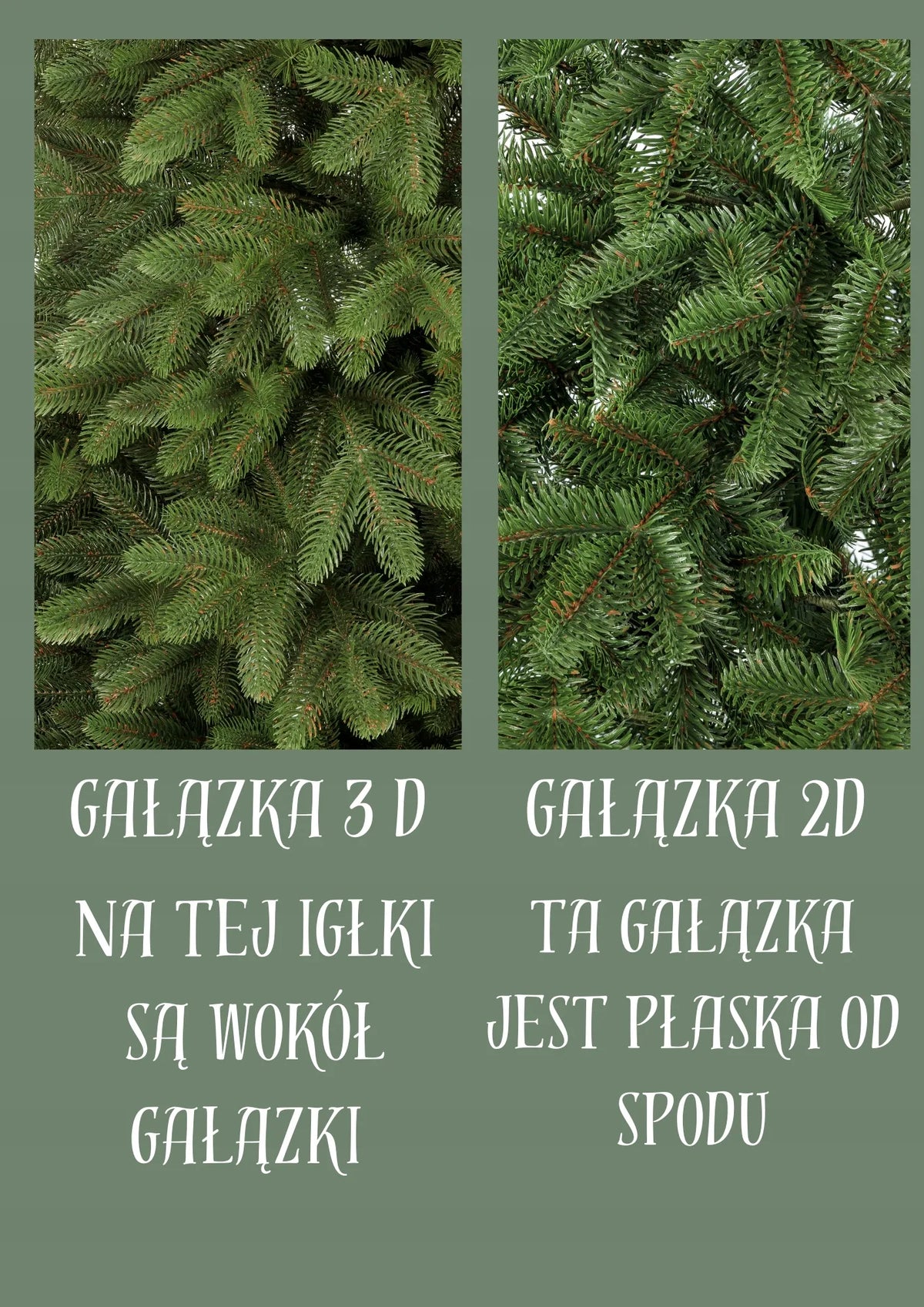 Dirbtinė eglė „Świerk Natura 3D“ – FULL PE PREMIUM, 220 cm, tikroviška, 100 % PE