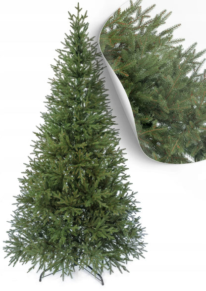 Dirbtinė eglė „Świerk Natura 3D“ – FULL PE PREMIUM, 220 cm, tikroviška, 100 % PE