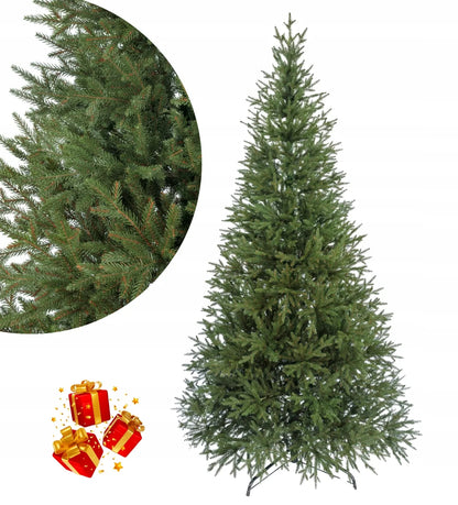 Dirbtinė eglutė „Świerk Natural“, 100 % PE, aukščiausios kokybės, tikroviška, 180 cm