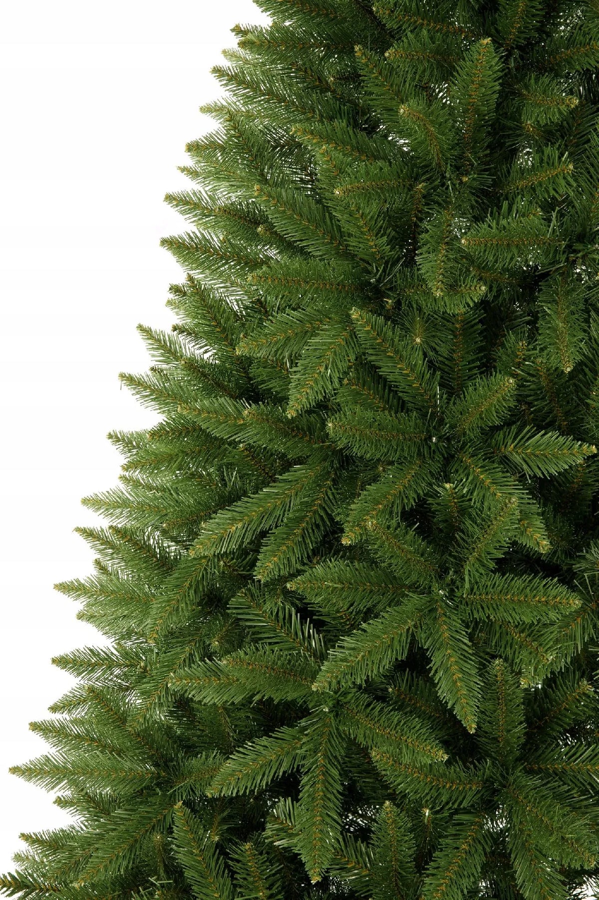 Dirbtinė kaukazietiška eglė „Świerk Kaukaski“ 220 cm, itin tanki ir natūraliai atrodanti, su stovu