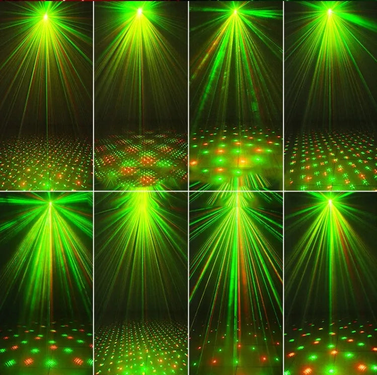 Diskotekinis lazerinis projektorius, 3D stroboskopinė vakarėlių lempa