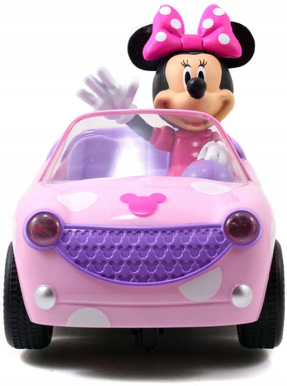 „Disney“ Minnie nuotoliniu būdu valdomas rožinis kabrioletas RC