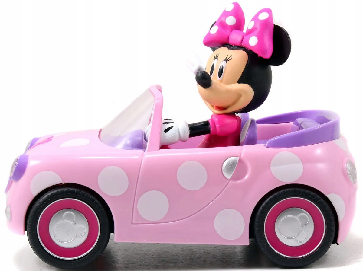 „Disney“ Minnie nuotoliniu būdu valdomas rožinis kabrioletas RC