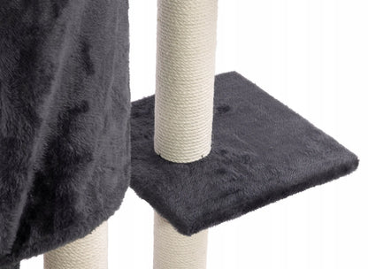 Draskyklė katei 138 cm, tamsiai pilka, WERDANO PETS