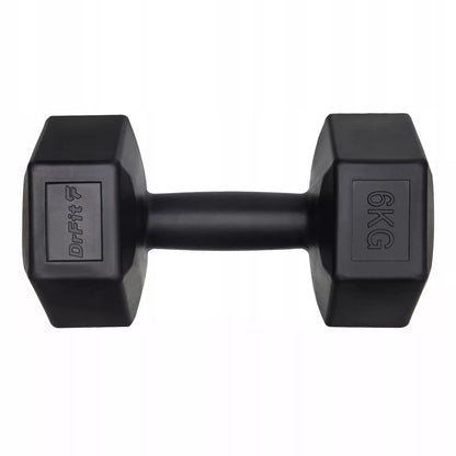 DrFit hanteliai pratimams 2 vnt. x 6 kg rinkinys