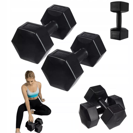 DrFit hanteliai pratimams 2 vnt. x 6 kg rinkinys
