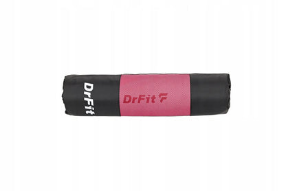 DrFit jogos kilimėlis treniruotėms TPE su dėklu, rožinis