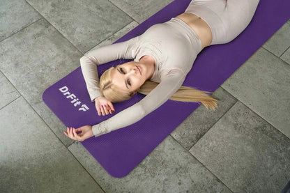 DrFit mankštos kilimėlis 180x60x1 cm joga / pilates
