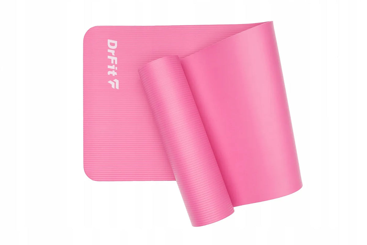 DrFit storo 1 cm gimnastikos ir jogos kilimėlis, rožinis