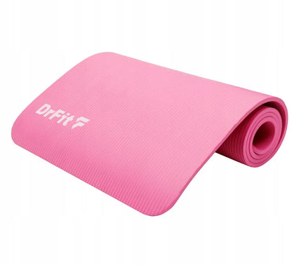 DrFit storo 1 cm gimnastikos ir jogos kilimėlis, rožinis