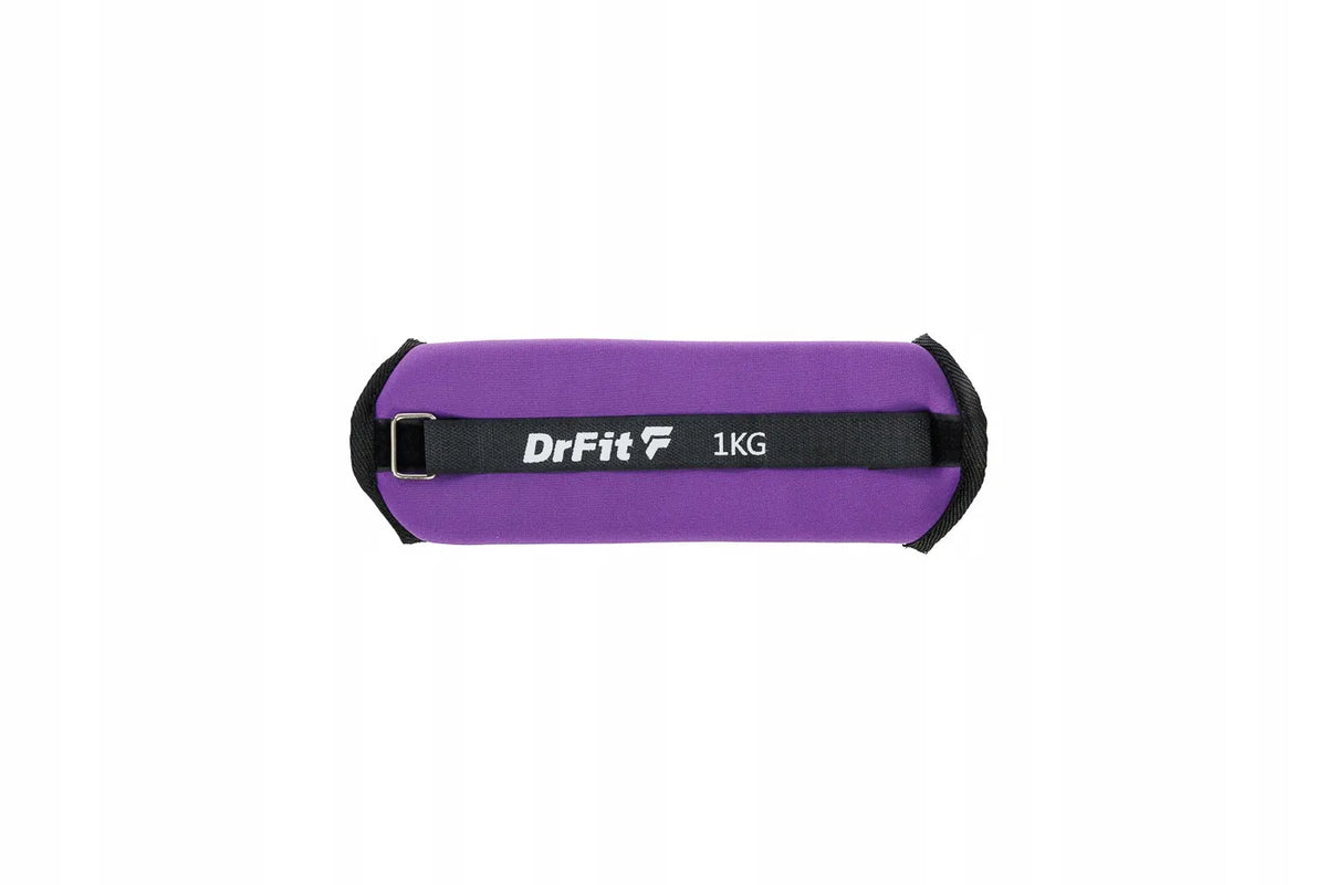 DrFit svoriai kulkšnims ir riešams fitnesui treniruotėms 2x 1kg