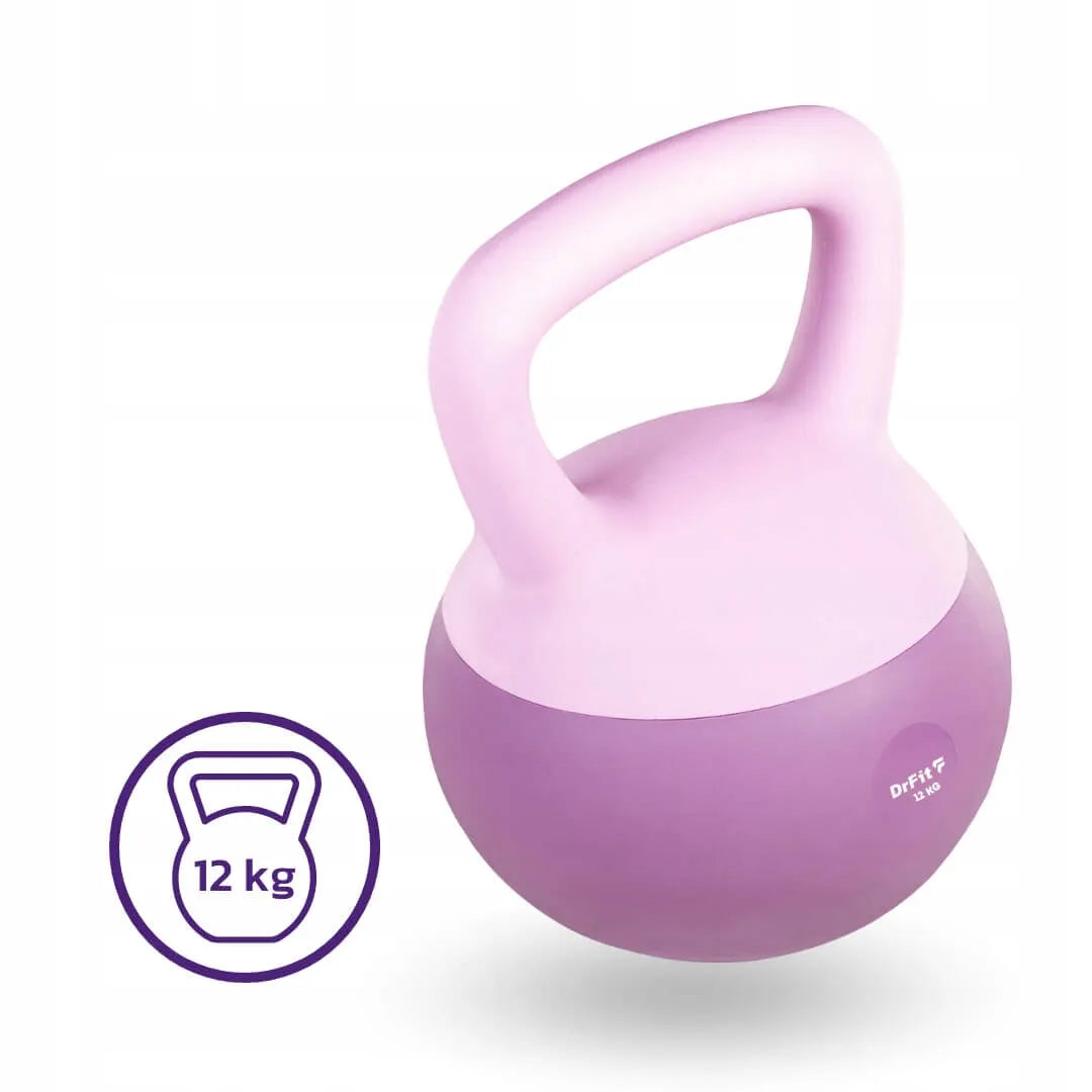 „DrFit“ violetinis kettlebell, 10 kg