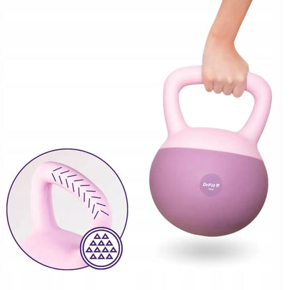 „DrFit“ violetinis kettlebell, 10 kg