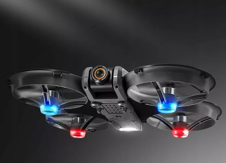Dron S156+ su LCD valdikliu, 2 kameromis, bešepetėliniu varikliu, 145g, WIFI, 3 x baterijos
