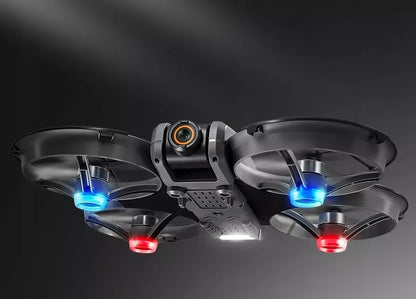 Dron S156+ su LCD valdikliu, 2 kameromis, bešepetėliniu varikliu, 145g, WIFI, 3 x baterijos