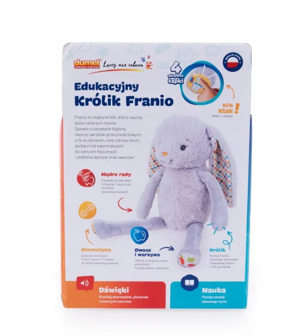 DUMEL edukacinis triušis FRANIO 12+