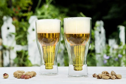 Dvigubų sienelių alaus bokalas AMO 500 ml