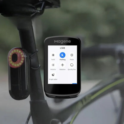 Dviračio kompiuteris GPS „Magene C506“ su „Wi-Fi“, „Bluetooth 5.0“, ANT+