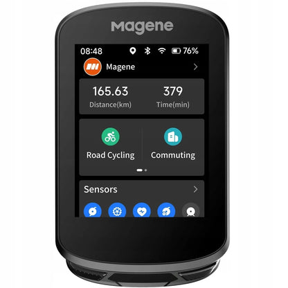 Dviračio kompiuteris GPS „Magene C506“ su „Wi-Fi“, „Bluetooth 5.0“, ANT+