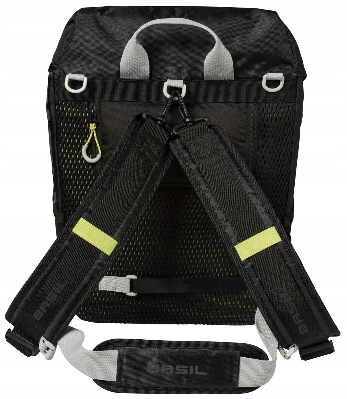 Dviračio krepšys kuprinė Basil Miles Daypack 17L vienpusis krepšys juodas