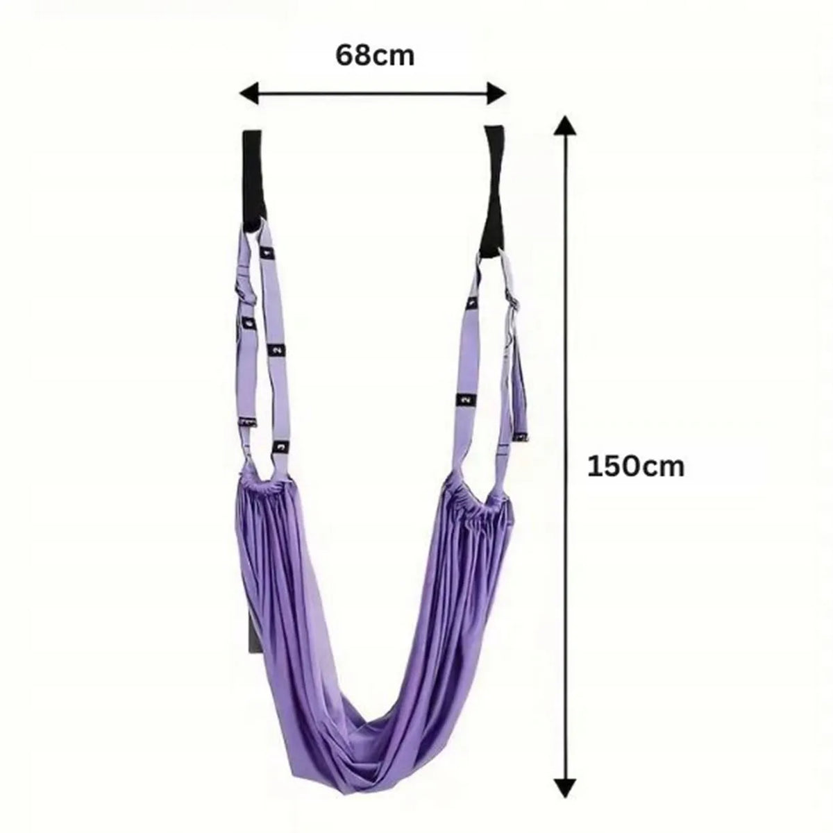 Elastingas hamakas oro jogai, jogai, pilatesui ir gimnastikai