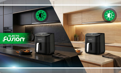 Electo CRUNCHIE orkaitė su karšto oro cirkuliacija 5 l, 1500 W, 8 programos, juoda