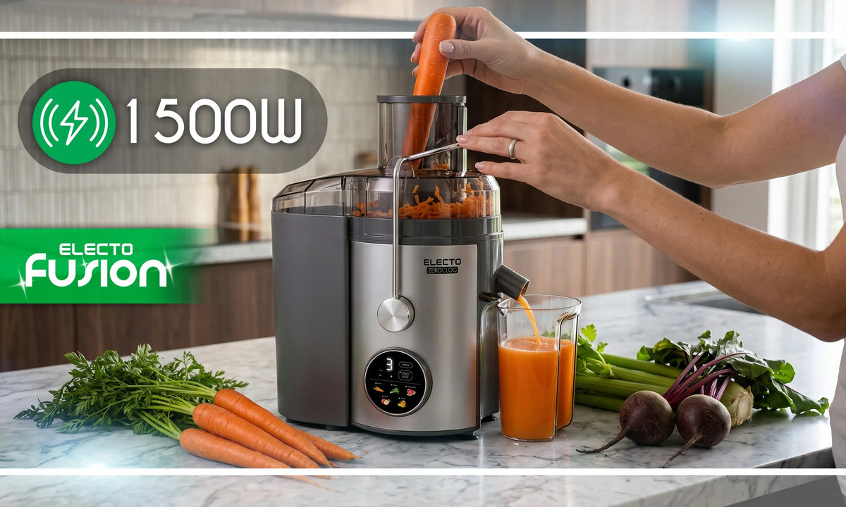 Electo elektrinė sulčiaspaudė vaisiams ir daržovėms, 1500 W, su minkštimo atskyrimu