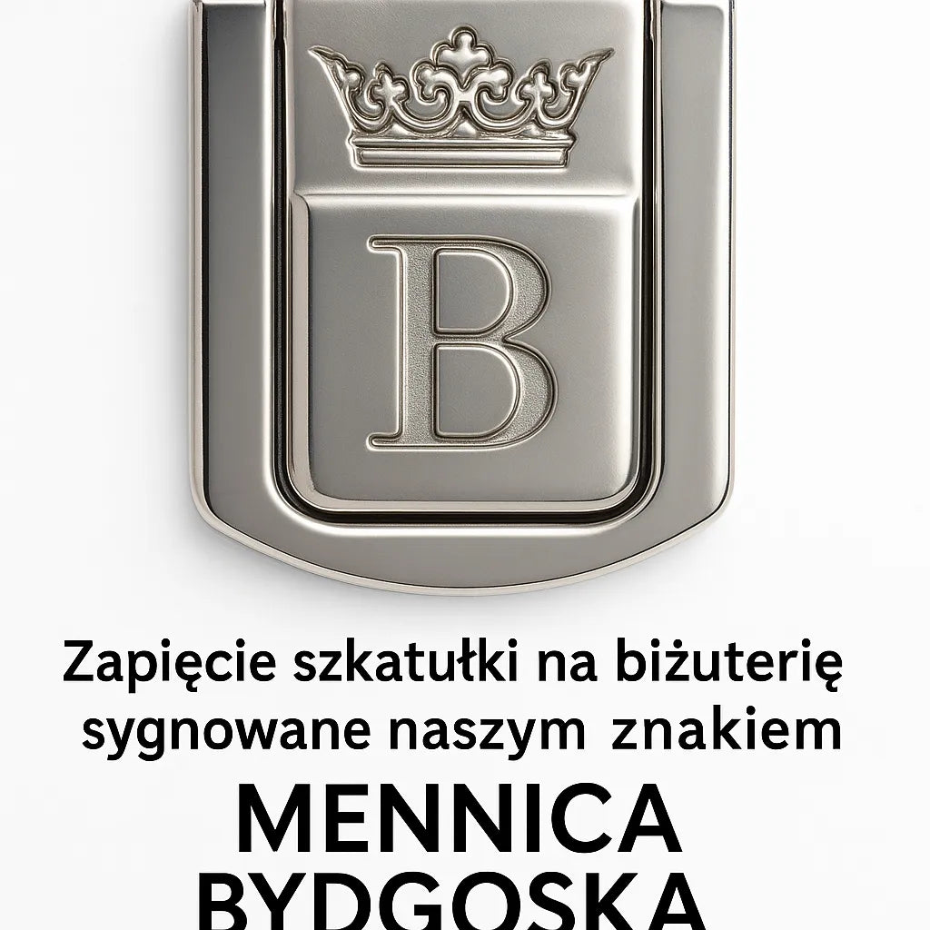 Elegantiška papuošalų dėžutė Mennica Bydgoska, balta organizatorė