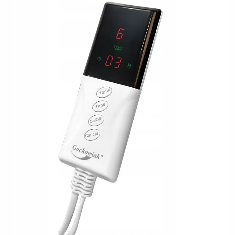 Elektrinė antklodė „Gockowiak Hamar“, smėlio spalvos, 160 × 130 cm