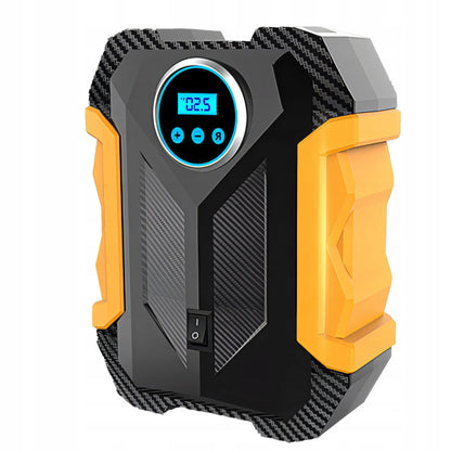 Elektrinė pompa automobiliui, kompresorius padangoms 12V LCD LED