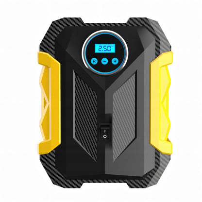 Elektrinė pompa automobiliui, kompresorius padangoms 12V LCD LED