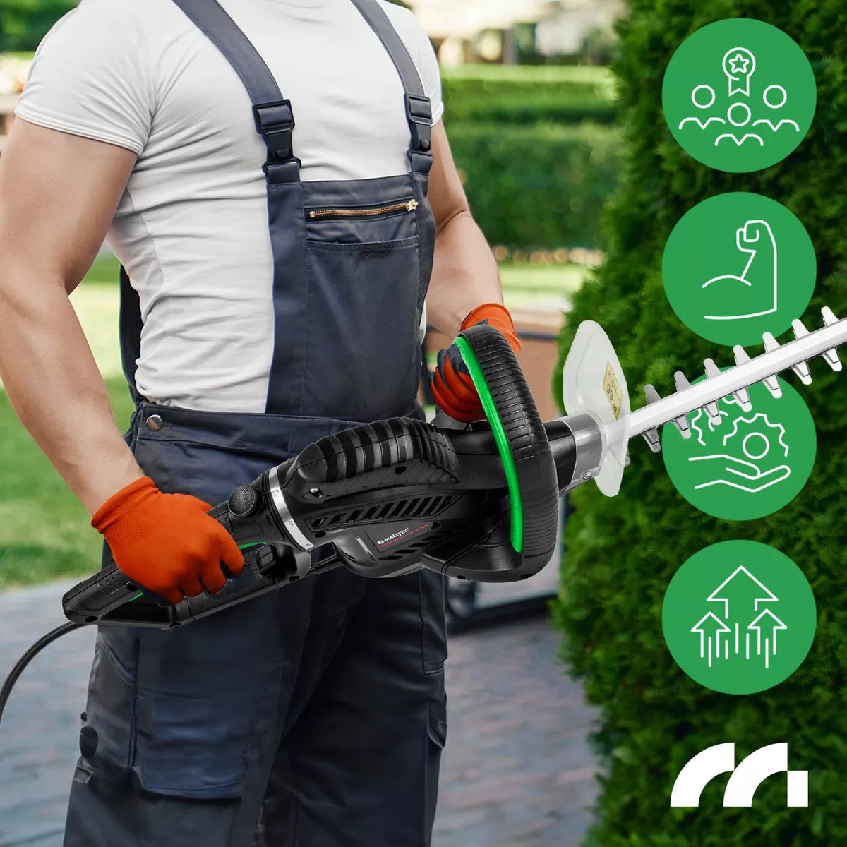 Elektrinės gyvatvorių žirklės Maltec MasterHedge-PRO620W 1800W 61cm
