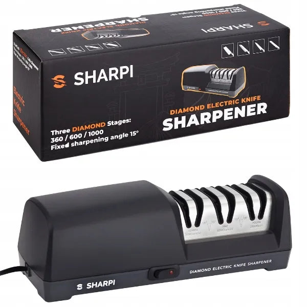 Elektrinis galąstuvas SHARPI SH-KE-001 deimantinis 3 pakopų 15° 20W