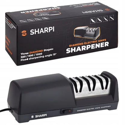 Elektrinis galąstuvas SHARPI SH-KE-001 deimantinis 3 pakopų 15° 20W
