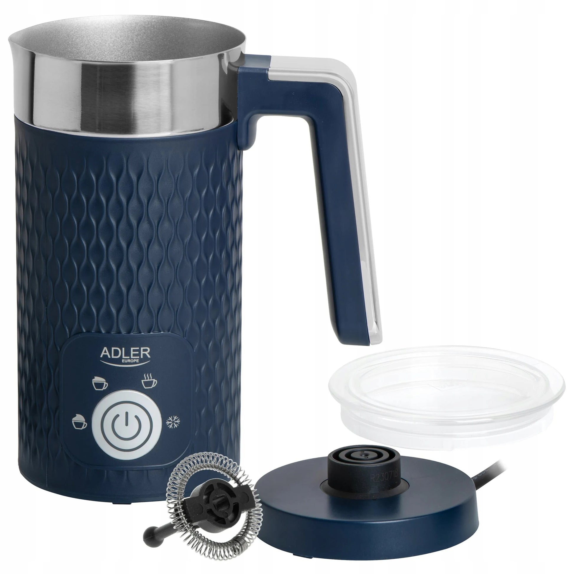 Elektrinis pieno plakiklis Adler 4494, mėlynas, 300 ml