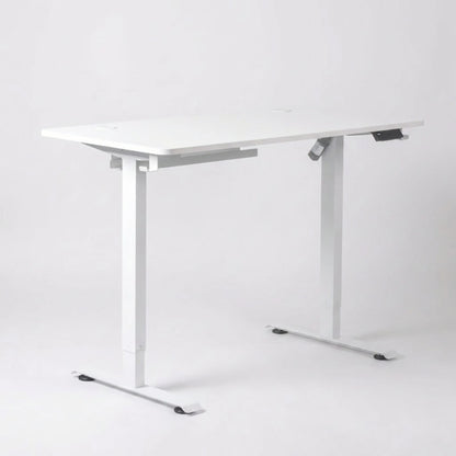 Elektrinis stalas 120 × 60 cm, reguliuojamo aukščio 73–118 cm, su vientisu stalviršiu