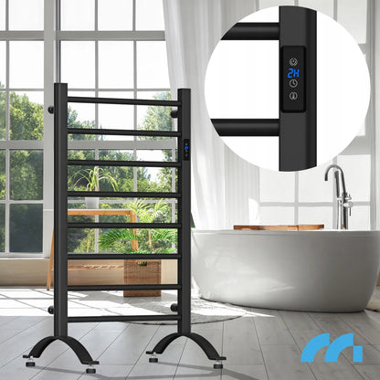 Elektrinis vonios radiatorius Maltec, 200W, su termostatu, kopėtėlių tipo, sieninis arba pastatomas