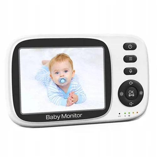 Elektroninė auklė Sone su kamera ir 3,2" monitoriumi, VOX režimas, naktinis matymas