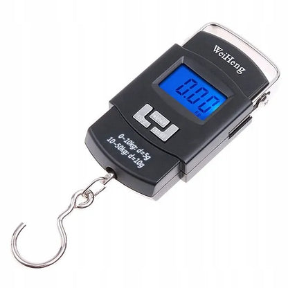 Elektroninės kabančios žvejybos ir bagažo svarstyklės 50 kg