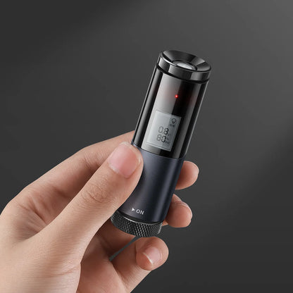 Elektroninis nešiojamas alkotesteris be kandiklio, LCD ekranas, USB-C krovimas + laidas
