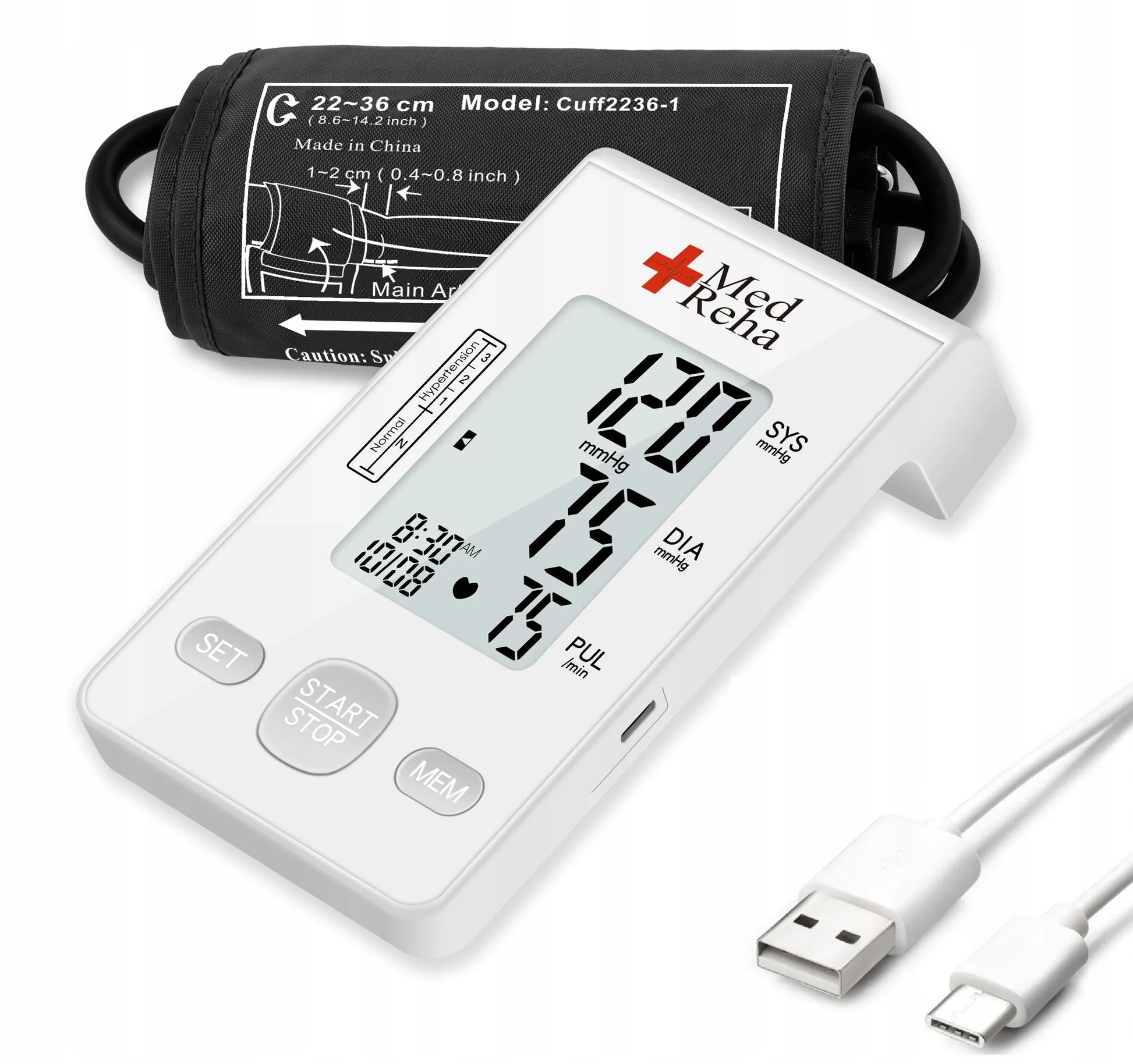 Elektroninis žastinis kraujospūdžio matuoklis DBP-6192
