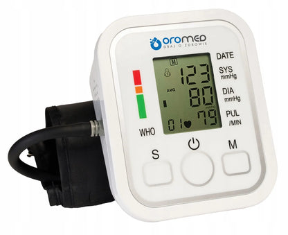 Elektroninis žastinis kraujospūdžio matuoklis Oromed ORO-N10 BASIC, aritmijos aptikimas, 22-32 cm manžetė