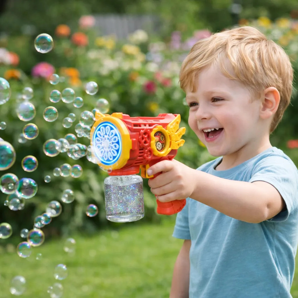 „Emaj“ E2303 automatinis muilo burbulų pistoletas su skysčiu