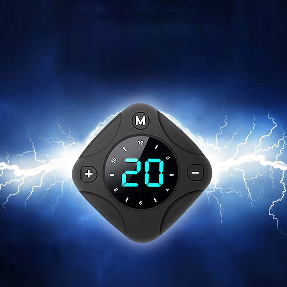 EMS pilvo raumenų elektrostimuliatorius lieknėjimo diržas su ilgintuvu
