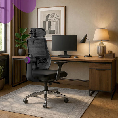 Ergonominė biuro kėdė Spacetronik Lumbo su reguliavimo funkcijomis, 136 kg