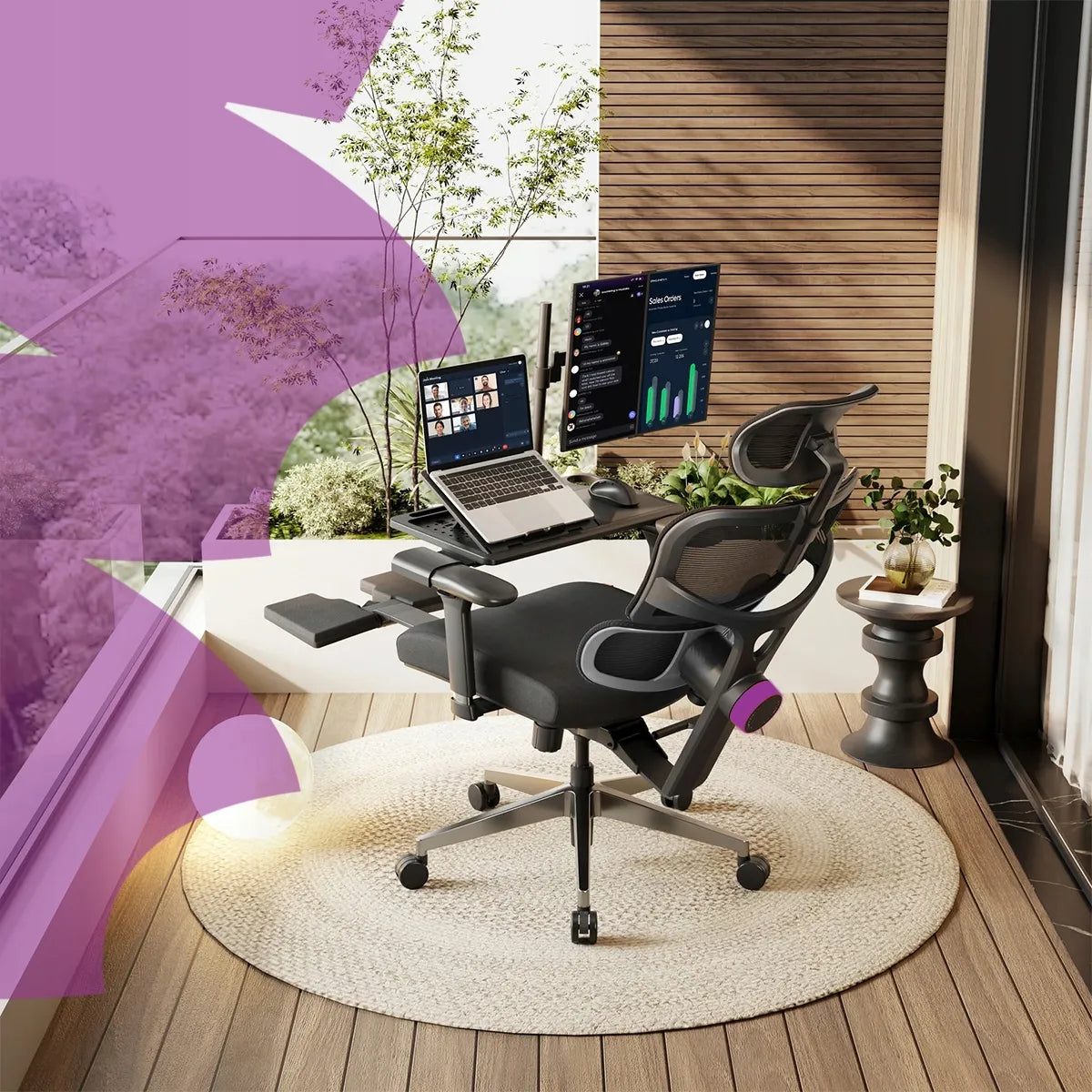 Ergonominė biuro kėdė Spacetronik Lumbo su reguliavimo funkcijomis, 136 kg